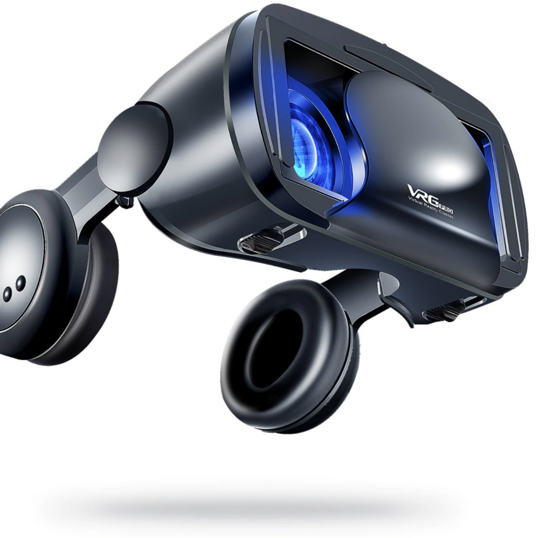 Immersive virtual reality headset for ultimate mobile gaming & entertainment on iPhone & Android.