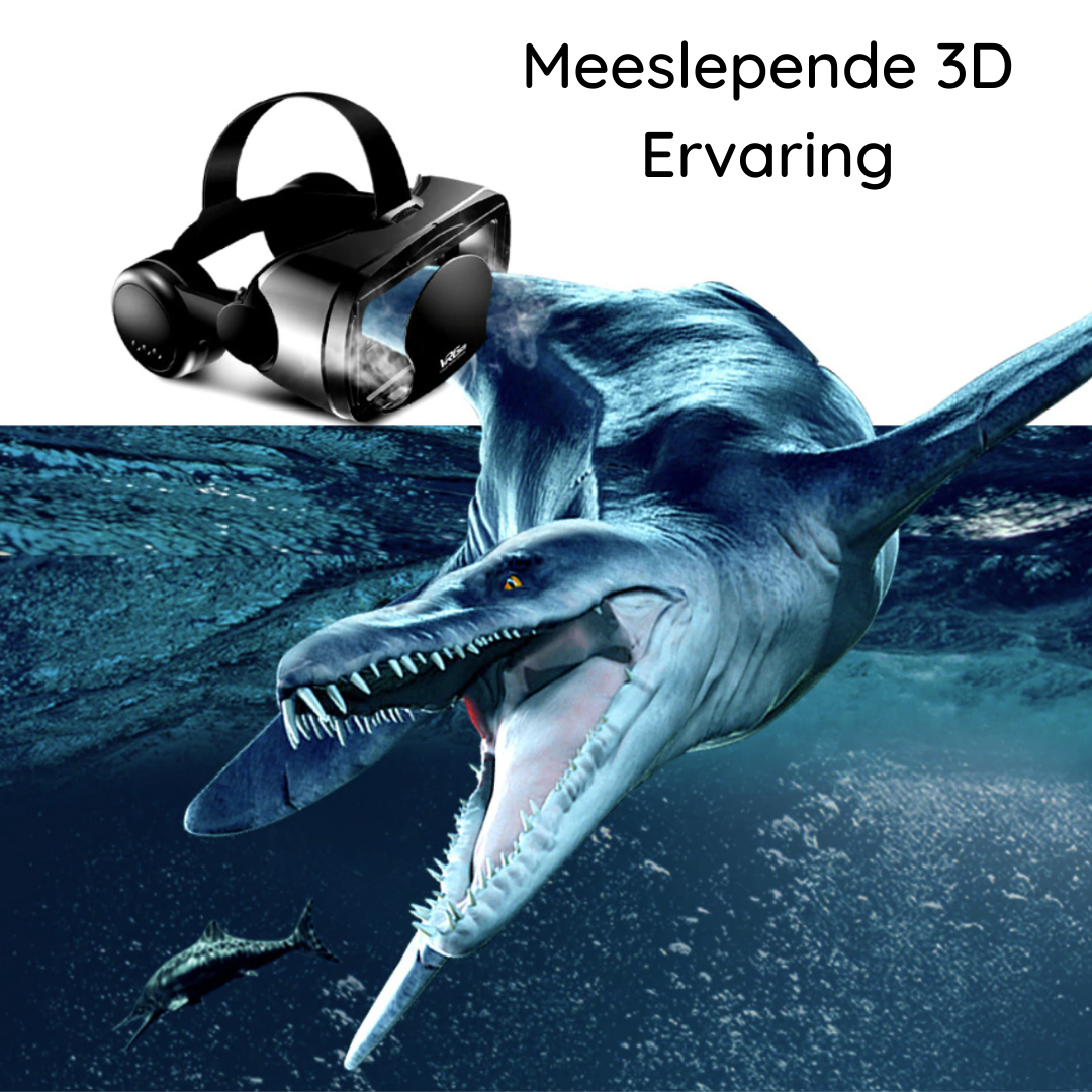Side view of this smartphone VR headset, designed for comfortable iPhone & Android virtual reality entertainment.
