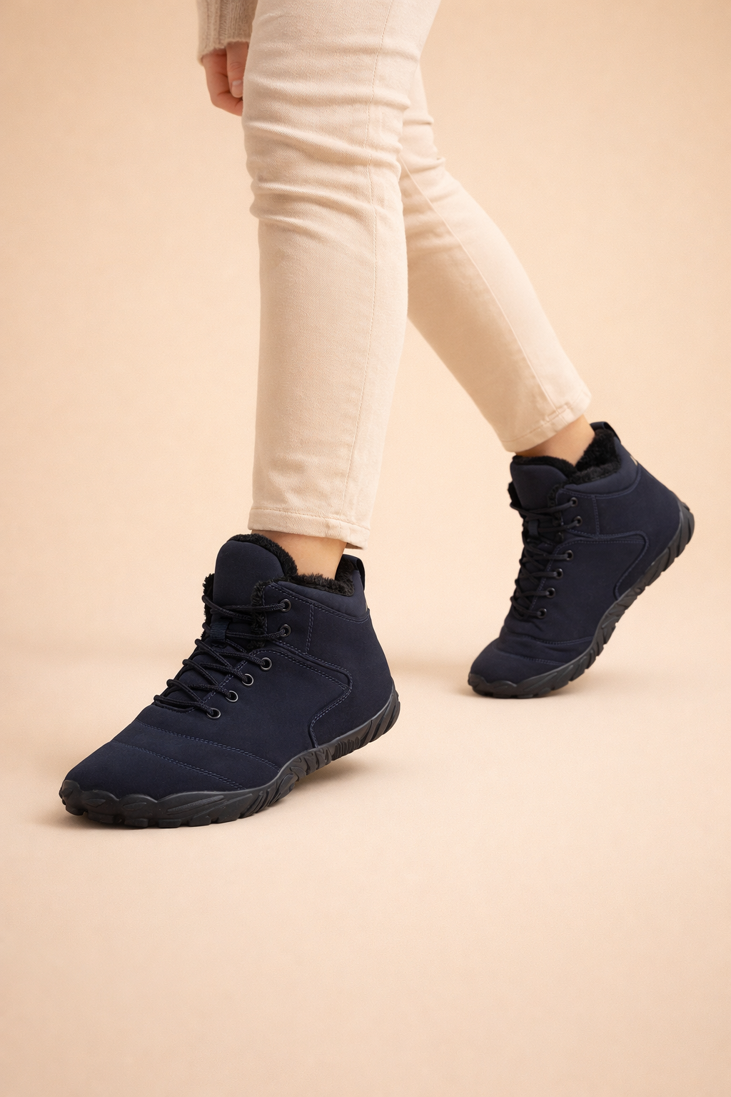 Comfortable unisex waterproof barefoot shoes with flexible soles, ideal for hiking, trail walking, and an active outdoor lifestyle.
