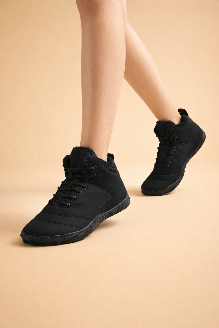Lightweight unisex waterproof barefoot hiking footwear, designed for maximum comfort on trails and outdoor adventure activities.