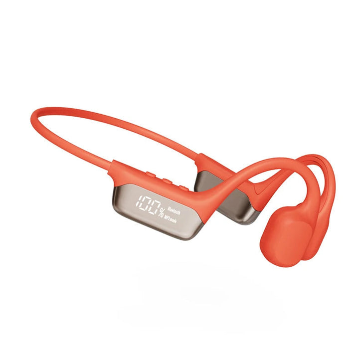 Enjoy music underwater with AquaSound waterproof bone conduction headphones. Perfect for swimming and diving sports.