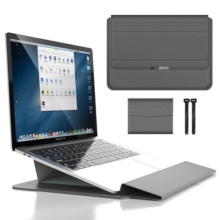 Modern unisex laptop sleeve for ultimate device protection. Waterproof & shockproof, perfect for daily carry.