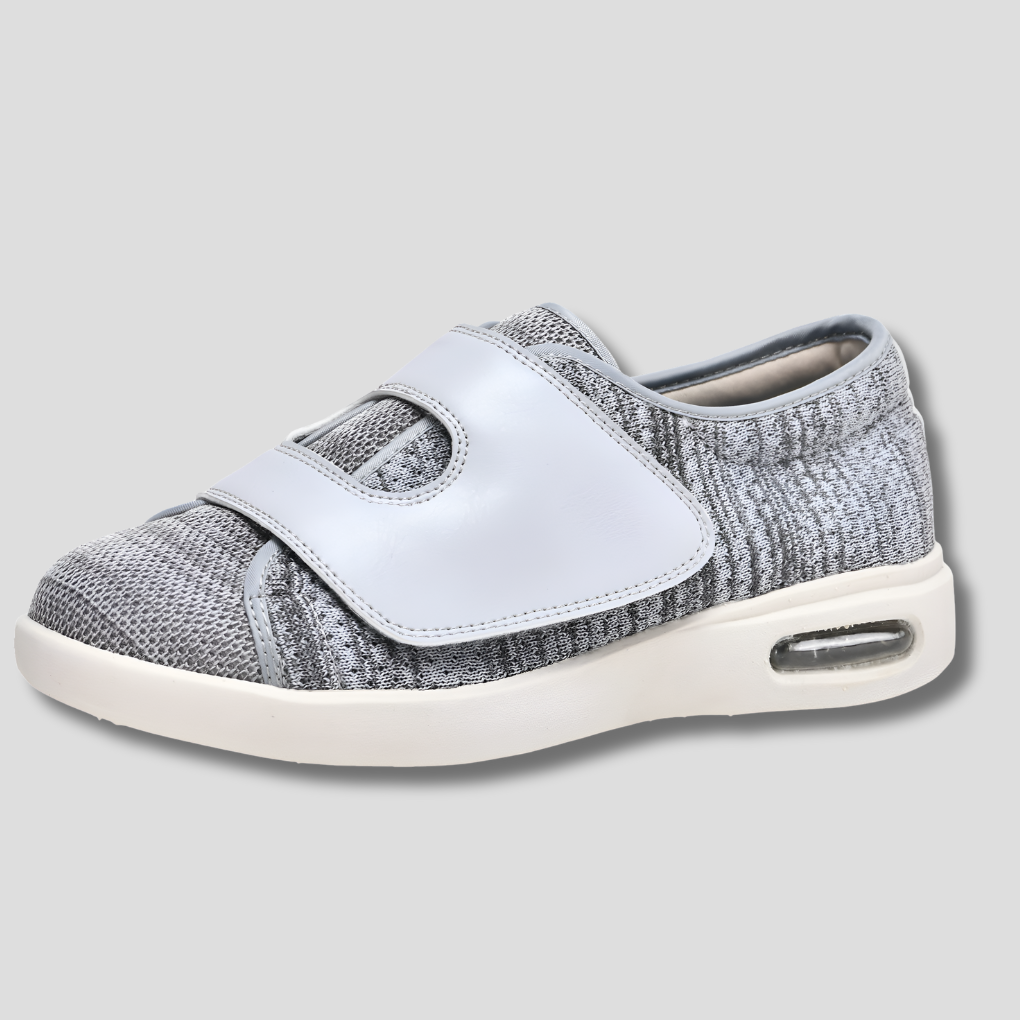 Unisex wide diabetic shoes for swollen feet, offering adjustable comfort and therapeutic support.