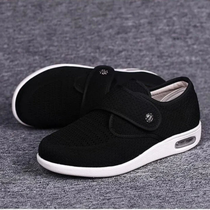 Easy-wear unisex slip-on diabetic shoes. Wide fit for swollen & sensitive feet, offering everyday comfort & support.