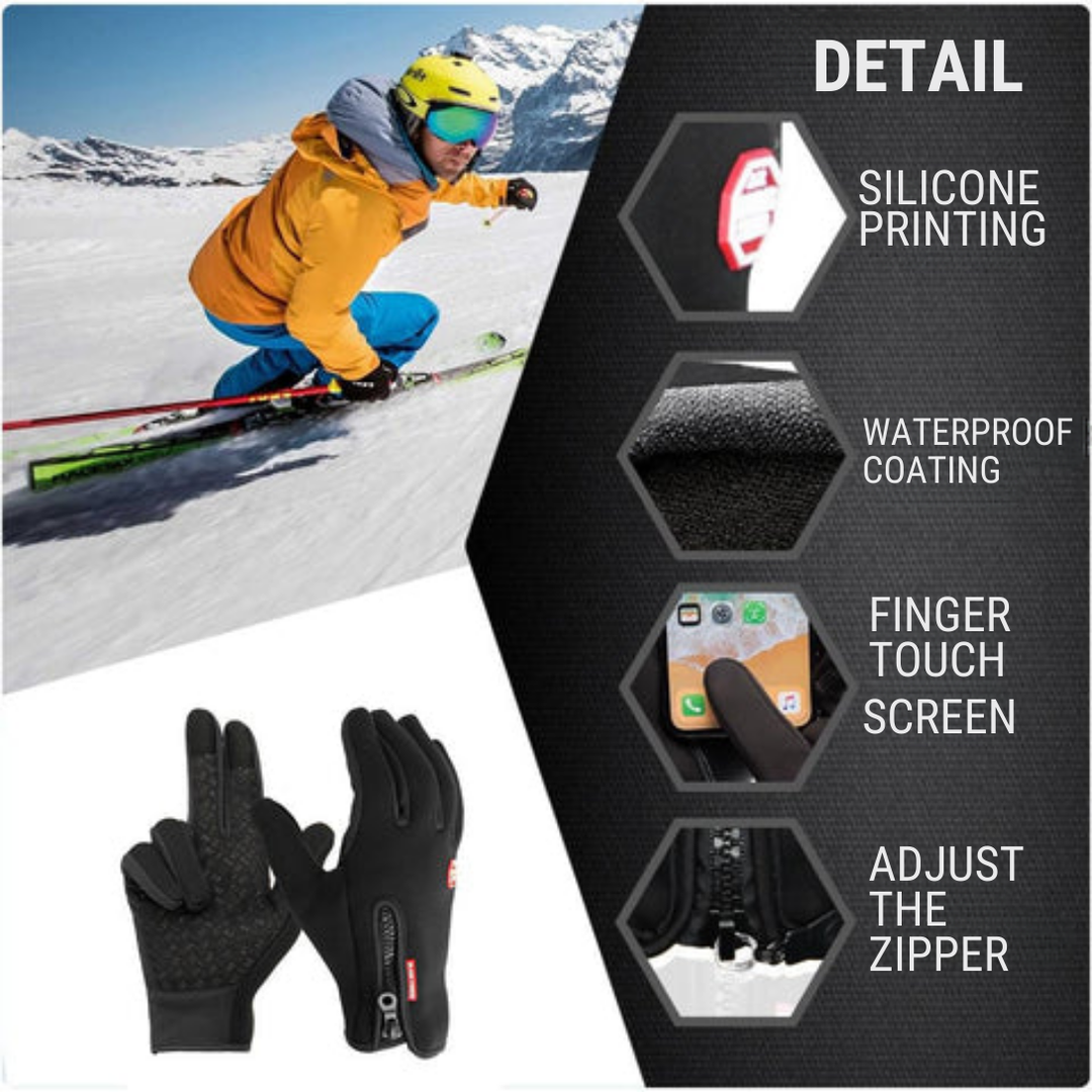 Stay warm with unisex heated winter gloves for cycling & skiing. Perfect thermal outdoor gear for cold weather sports.