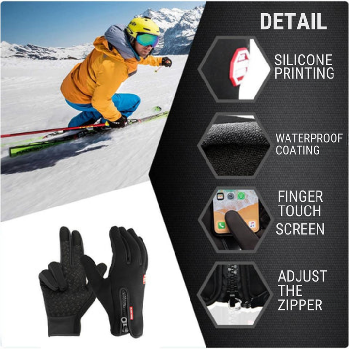 Stay warm with unisex heated winter gloves for cycling & skiing. Perfect thermal outdoor gear for cold weather sports.