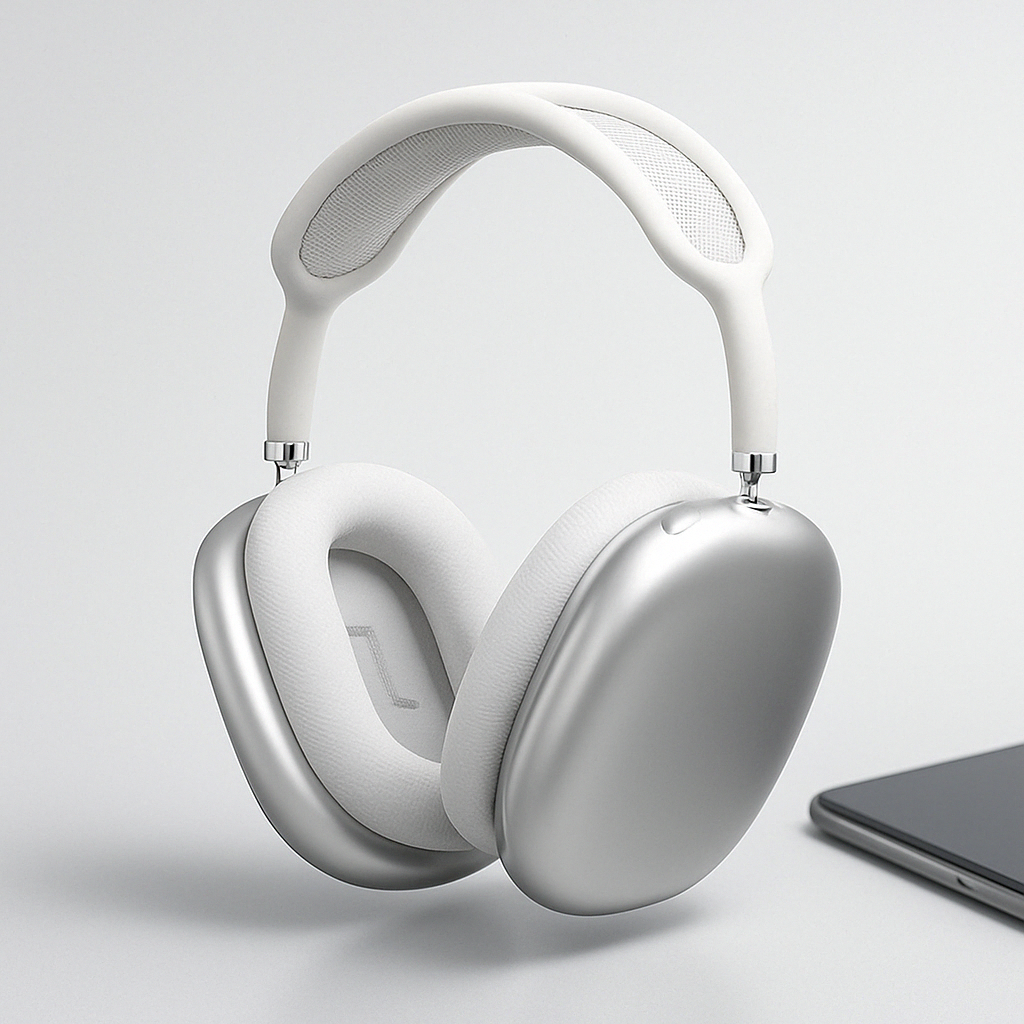 Unisex wireless Bluetooth headphones with active noise cancellation for immersive audio.