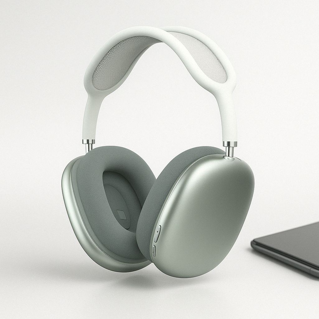 Unisex wireless Bluetooth headphones providing active noise cancellation for superior music & clear audio.