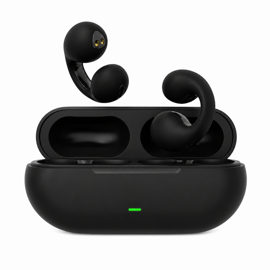 Unisex bone conduction Bluetooth earphones for active sports. Open-ear wireless headphones, great for running & leisure.