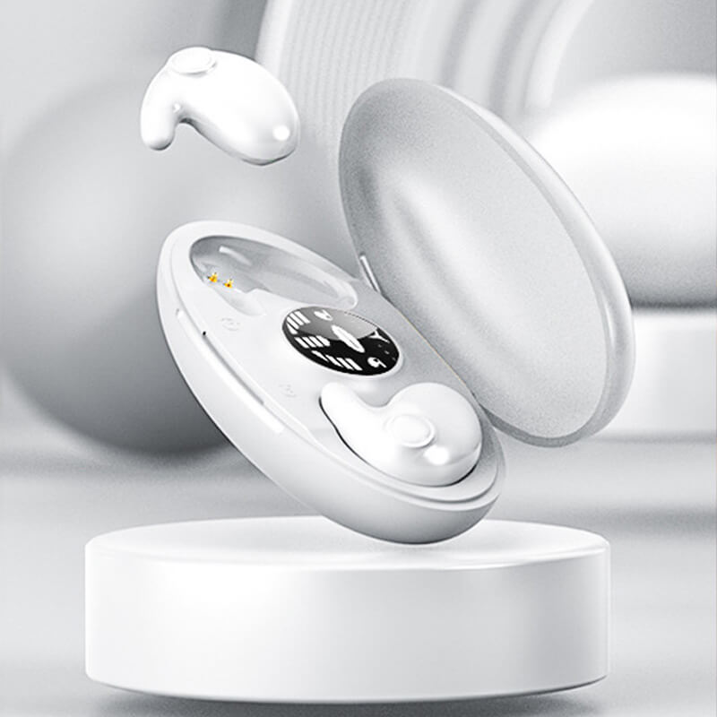 Sleek unisex Bluetooth in-ear headphones, waterproof & noise cancelling for clear portable audio, perfect for active lifestyles.