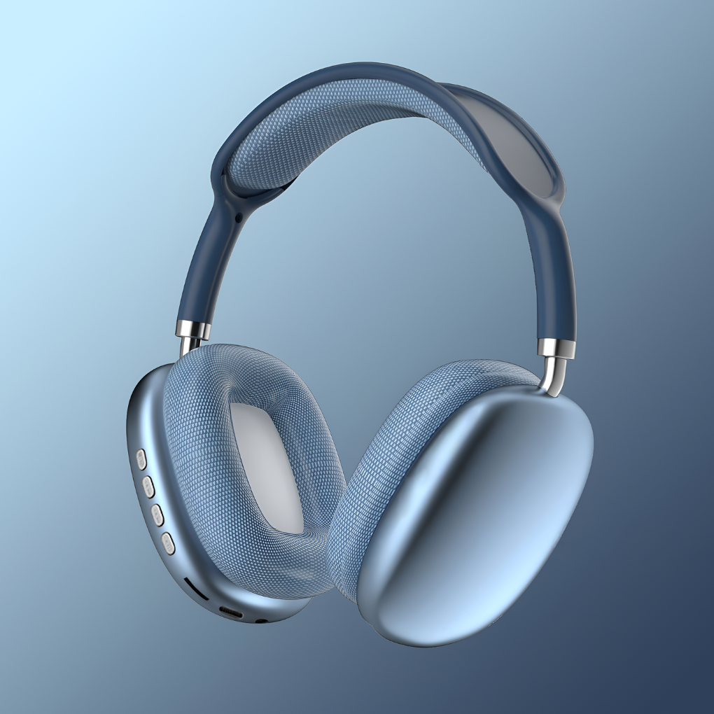 Unisex wireless over-ear headphones with 40-hour battery life. Bluetooth headset for comfort & portable music.