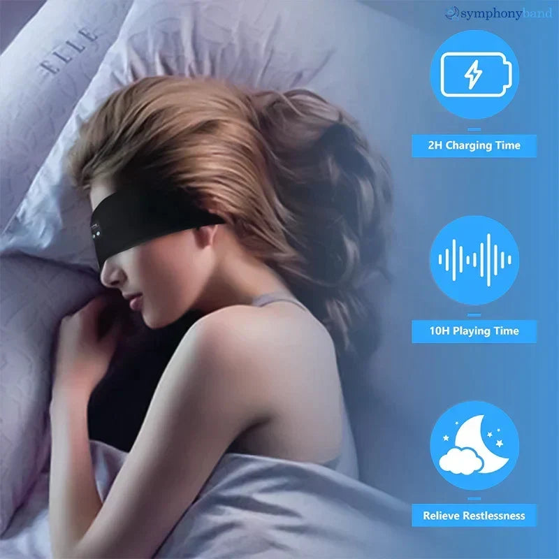 Unisex wireless sleep headband headphones designed for comfortable audio and better rest.