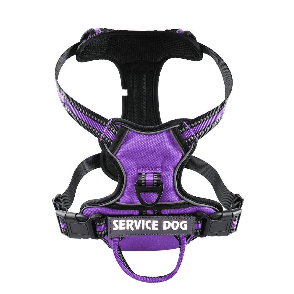 Stylish unisex dog gear: personalized Y-shape harness, reflective for visibility.