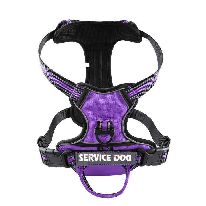 Stylish unisex dog gear: personalized Y-shape harness, reflective for visibility.