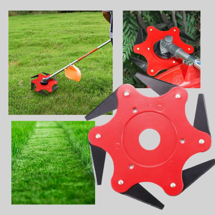 Versatile grass cutter & weed trimmer attachment, a robust yard tool for all clearing needs.