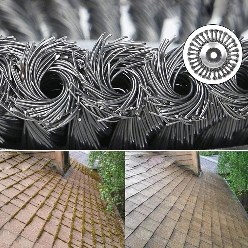 Easy-install universal brush cutter head enhances gas trimmer performance for efficient weed eating & yard care.