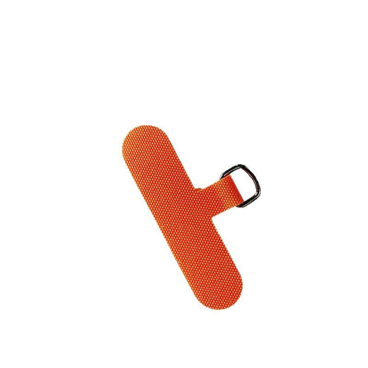 Durable fabric bookmark band fitting various book sizes.