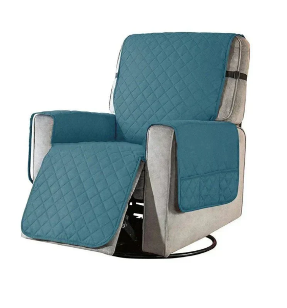 Cozy quilted recliner cover, perfect furniture protector for a comfortable home.
