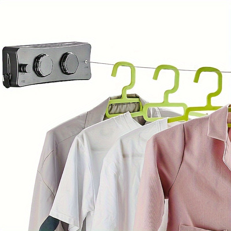 Versatile foldable double clothesline, ideal space-saving drying rack for indoor or outdoor laundry.