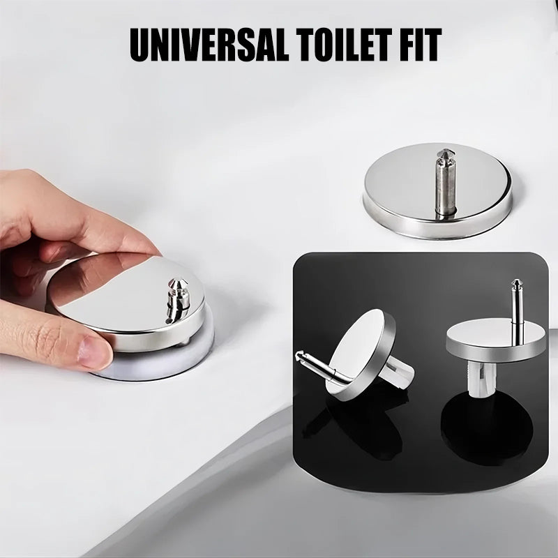 Universal Toilet Seat Stabilizer Kit ends wobbly seats, enhancing bathroom comfort. Easy to install & durable.
