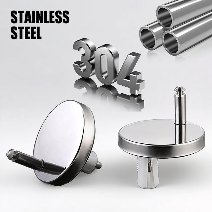 Fix wobbly toilet seats with this universal stabilizer kit. Durable fasteners for home improvement.