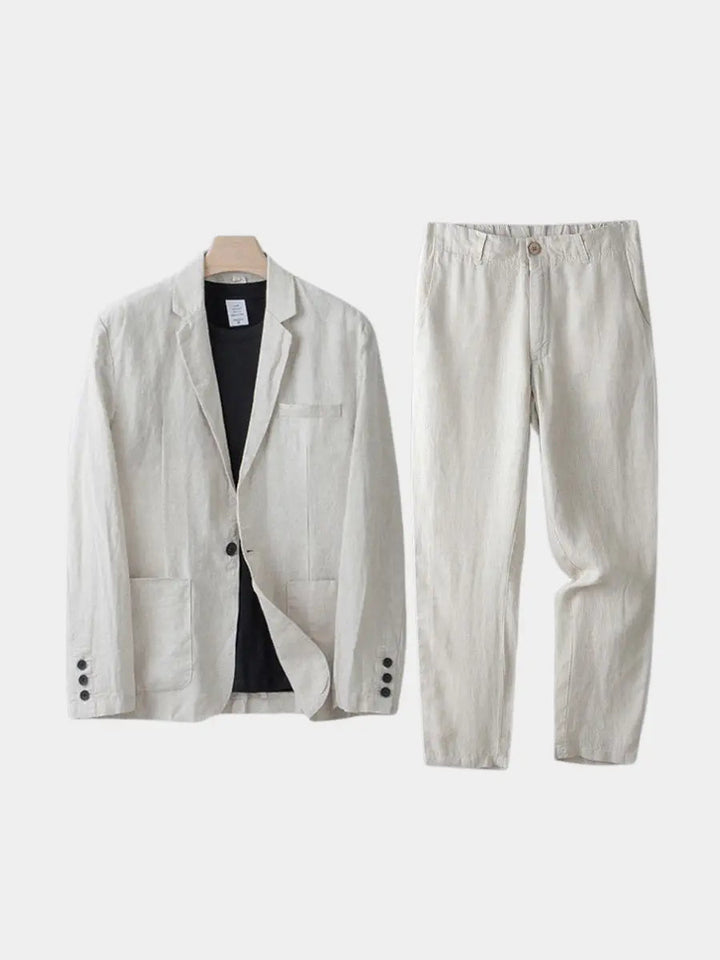 Versatile men's two-piece suit for all-day comfort. Stylish and modern men's set, perfect for various occasions.