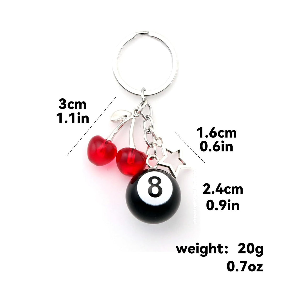High-quality colorful dice keychain, a durable and fun accessory, great as a thoughtful gift.
