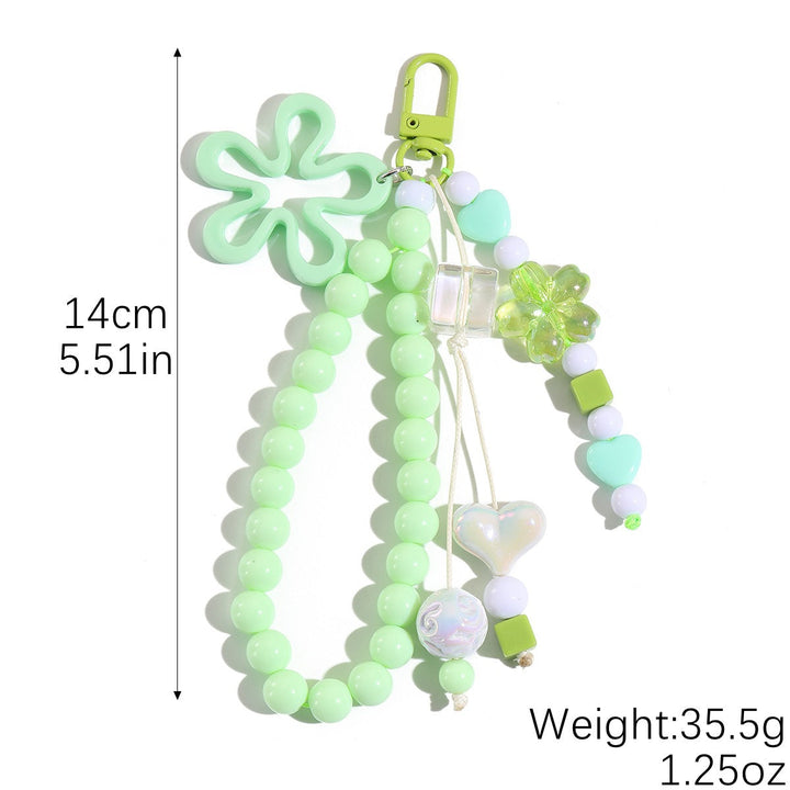 Lightweight floral butterfly keychain, a vibrant accessory for easy key identification.