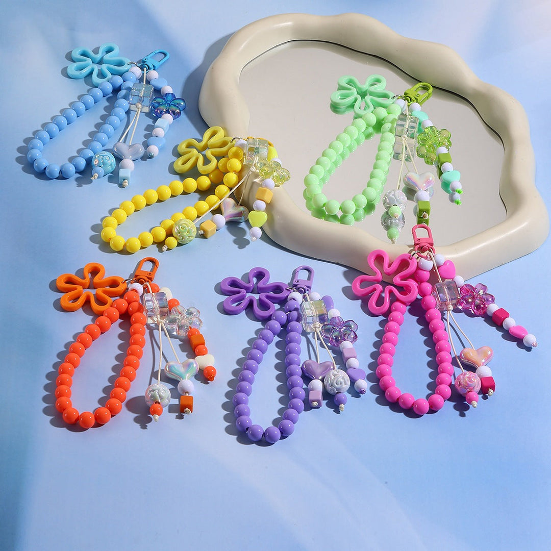Decorative floral butterfly gift keychain, a vibrant and charming accessory.