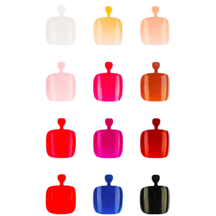 Stunning vibrant nail art color tips set, offering professional-looking manicures & creative nail designs for beauty enthusiasts.