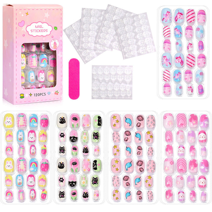Fun & expressive press-on nails for women, vibrant themed nail art for an instant stylish manicure.