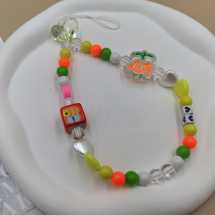 Stylish unisex colorful beaded necklace, a perfect summer fashion accessory and thoughtful gift.