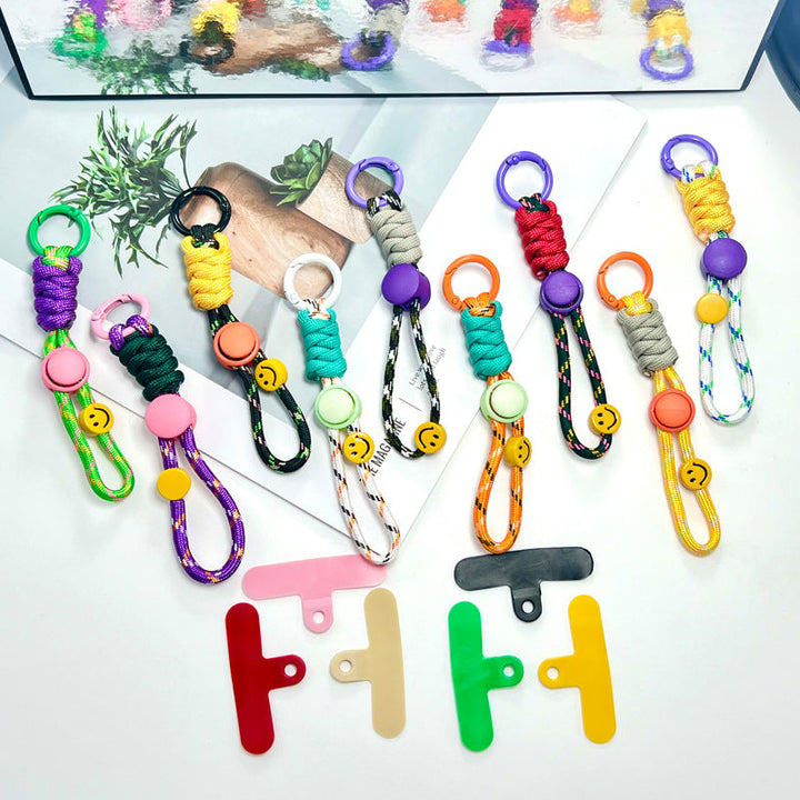 Vibrant unisex keychain holder, stylish accessory for organized keys. Durable & functional key ring.