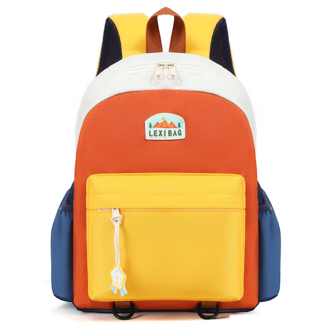 Durable, water-resistant multi-pocket school backpack in vibrant colors for unisex students & travel needs.