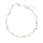 Colorful Bead Tassel Anklet