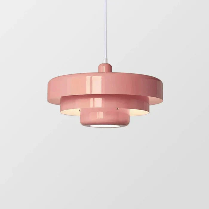 Vintage LED pendant light, modern retro ceiling lamp for stylish home interior decor.