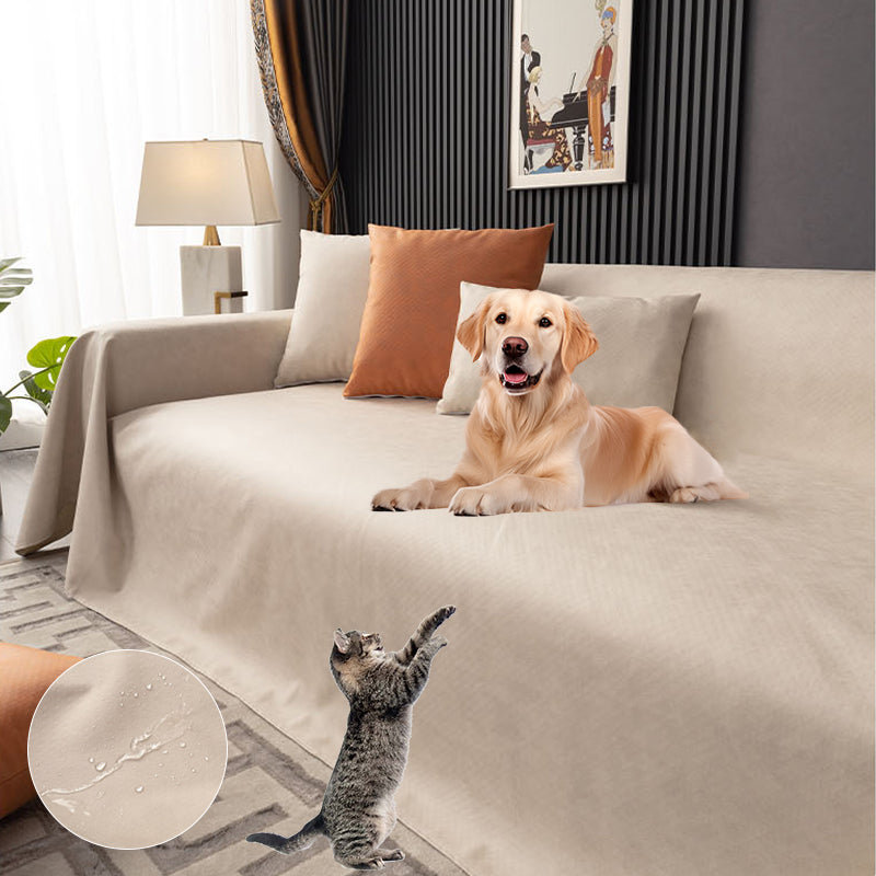 Waterproof anti-scratch pet sofa cover for furniture protection in any living space. Anti-tear.