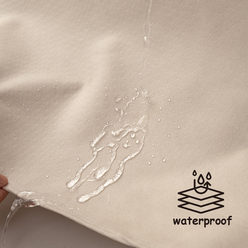 Stylish pet-friendly sofa cover; waterproof, anti-scratch furniture protector. Modern design.