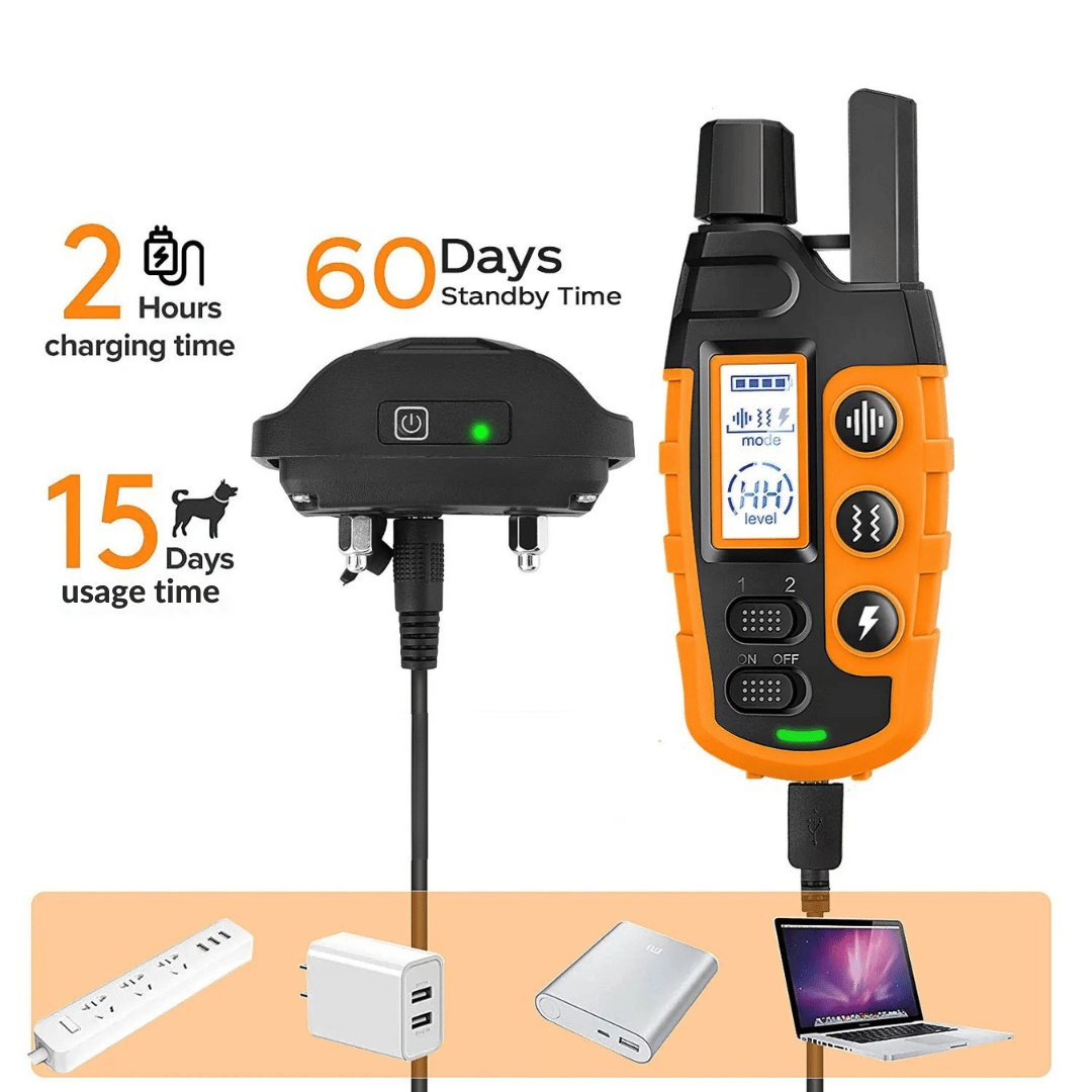 Reliable waterproof rechargeable dog training collar for consistent pet obedience and behavior training.