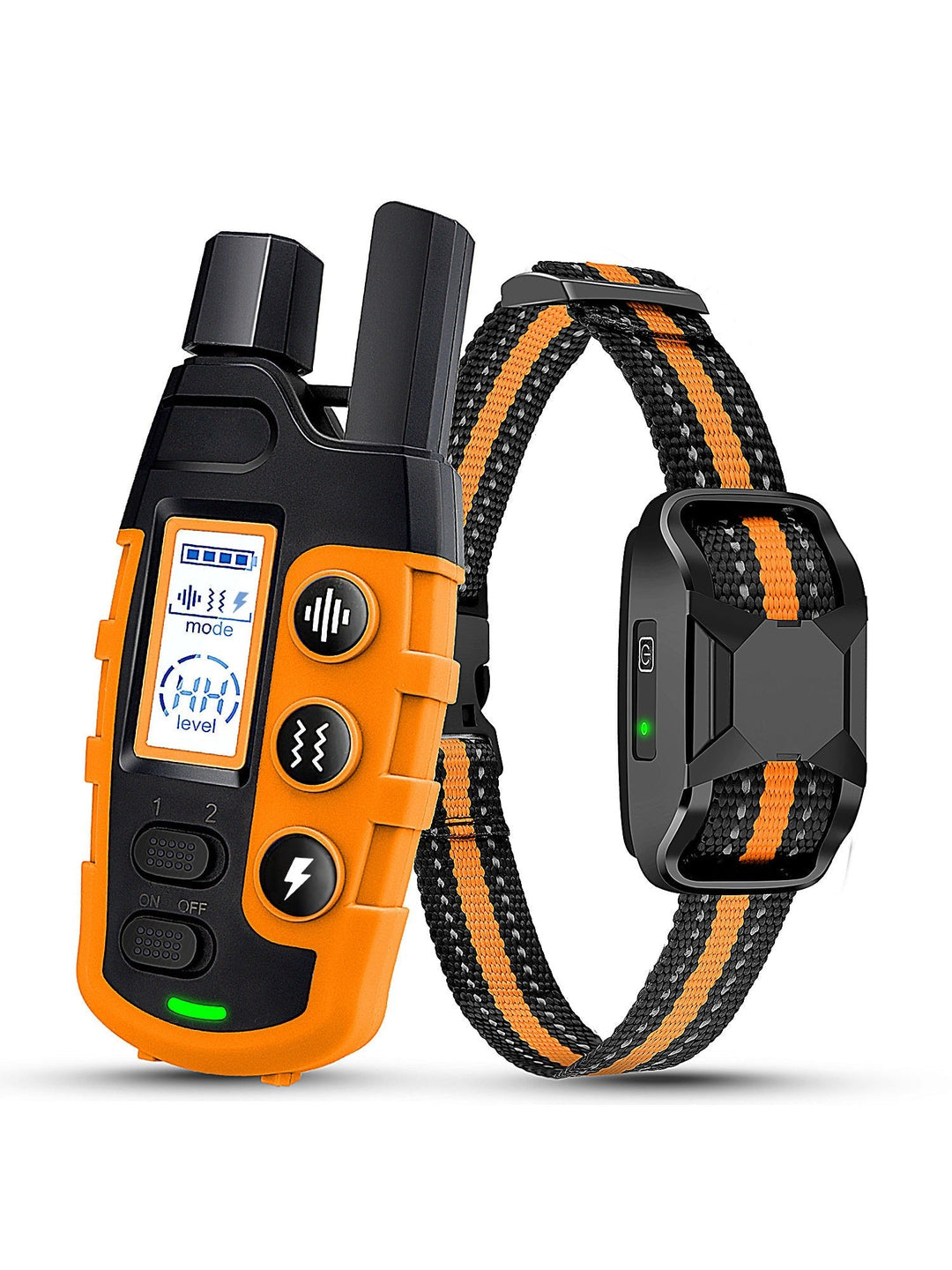 Remote dog training collar for bark control & obedience. Waterproof pet supplies for active dogs, 3300ft range.