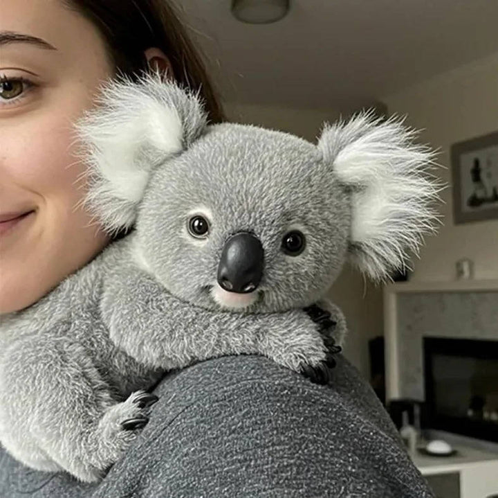 Unisex weighted koala cuddle toy, super soft plush for ultimate comfort & stress relief. A calming anxiety relief toy.