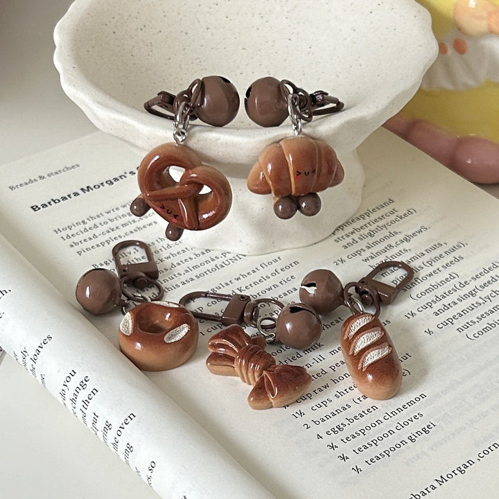 Cute donut charm pendant, an ideal whimsical gift for foodies or anyone who loves unique, playful accessories.