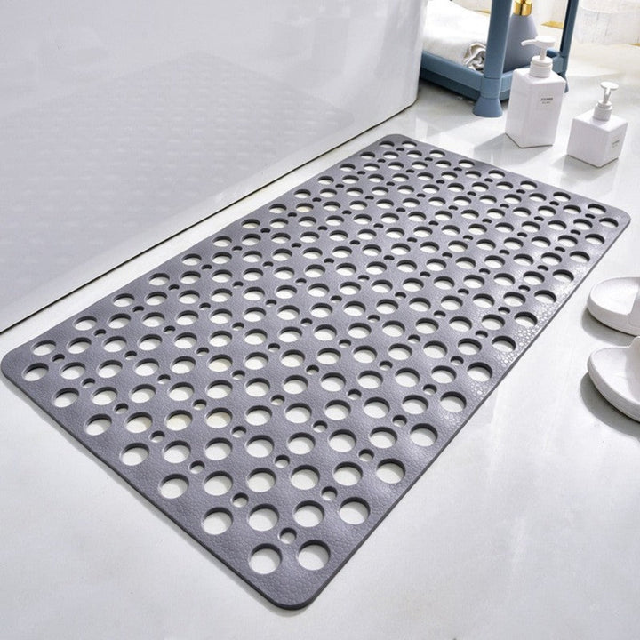 Full view of an easy-clean anti-slip shower mat designed for enhanced bathroom safety in showers and tubs.