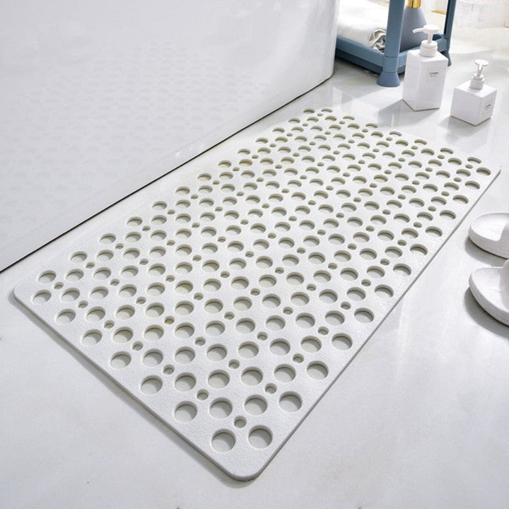Modern PVC non-slip bath mat, perfect for wet rooms, providing reliable anti-slip protection and easy cleaning.
