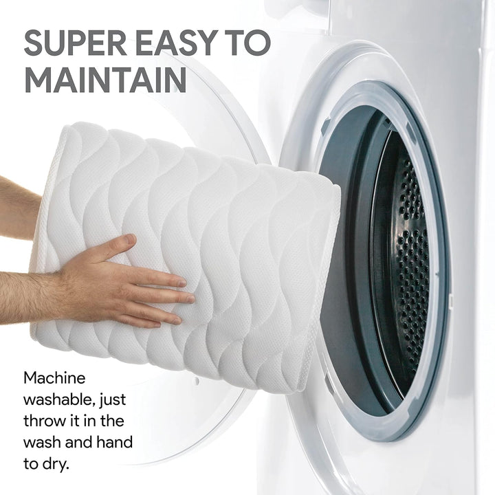 White full body bathtub pillow for ultimate relaxation & spa-like comfort. New mesh design enhances self-care.