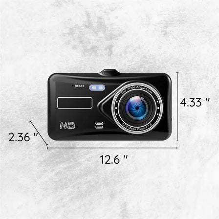 Essential auto accessory: Wireless dual dash camera, 170° wide-angle, night vision for superior road monitoring.