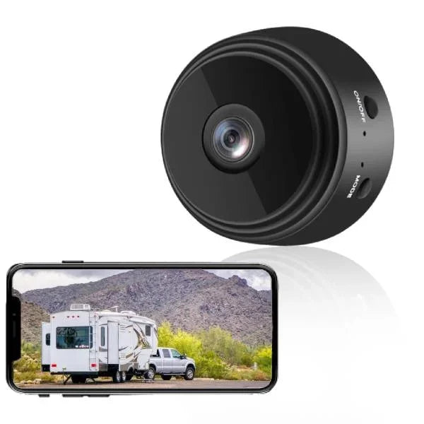 Wireless Full HD vehicle reversing camera with night vision. Enhances car, RV, truck safety.