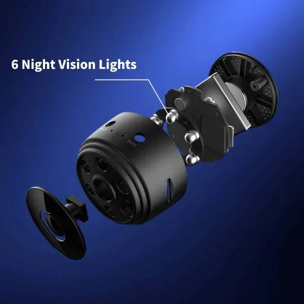 Vehicle safety wireless reversing camera with full HD, night vision, motion detection, and wide view.