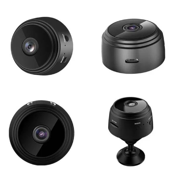 Compact wireless Full HD backup camera with night vision, waterproof design, & magnetic mount for car/truck.