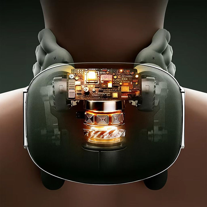 Versatile wireless deep tissue shiatsu neck & shoulder massager with heat therapy for complete muscle relief.
